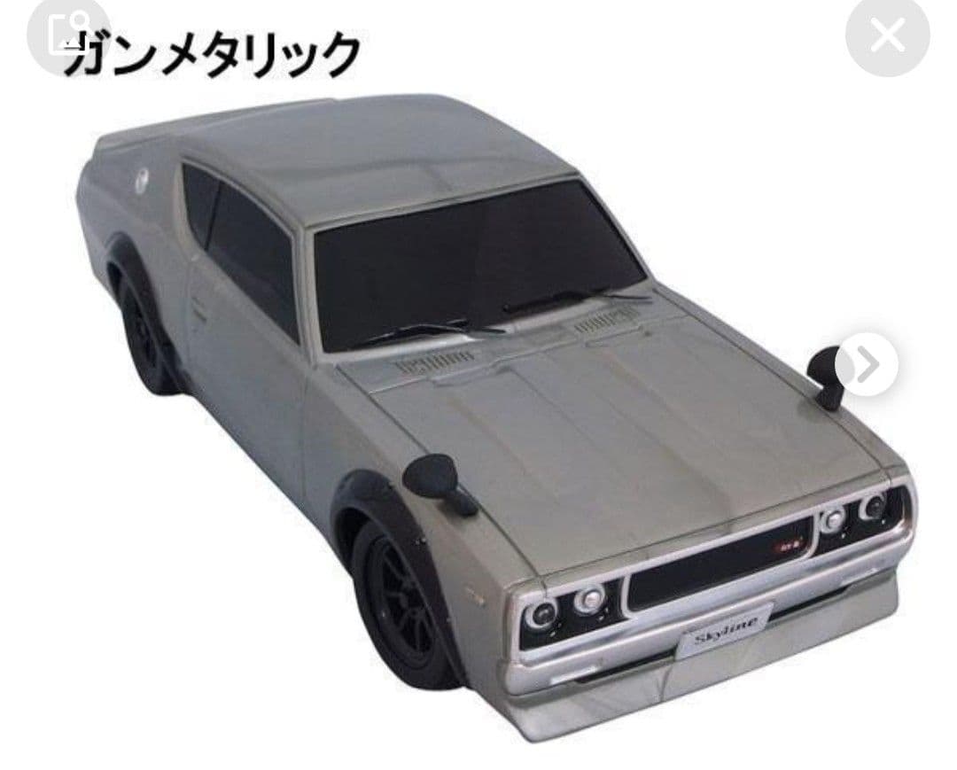 【美品！新品未開封】ケンメリGT-R ラジコンカー (ガンメタ　一台)