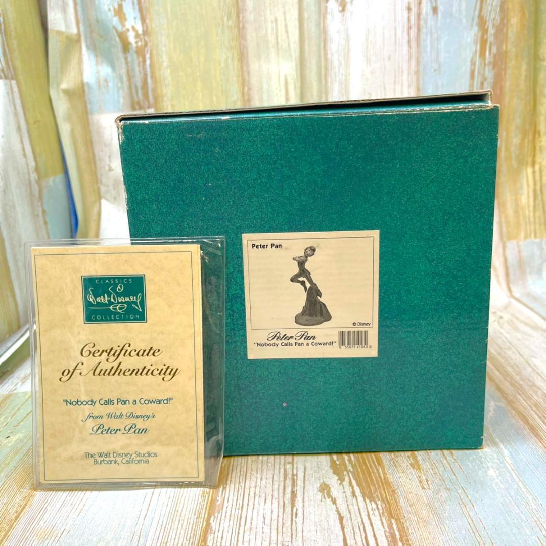 WDCC ピーターパン Peter Pan 決闘 陶器製 フィギュア