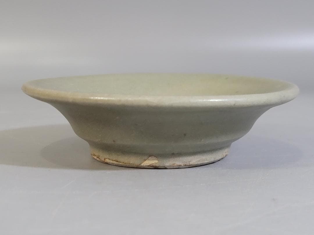 中国美術 青磁 内花紋皿 DT316