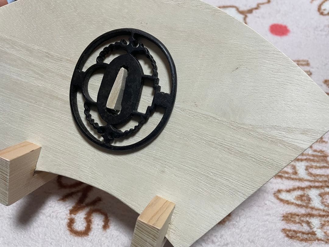 鍔　鉄地鍔　時代物　武具