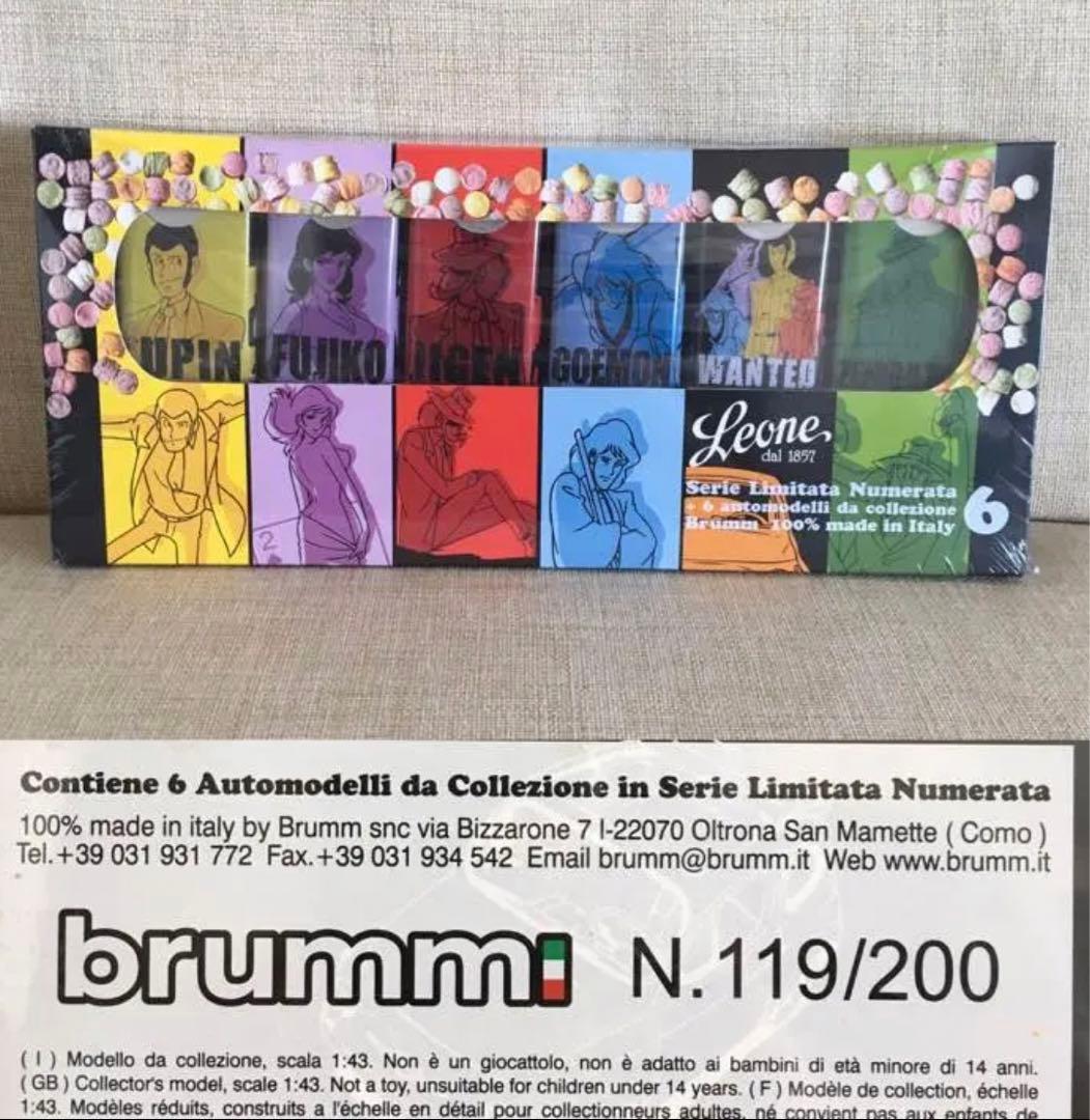 世界で限定200セット　ルパン✖️フィアットの激レアセット