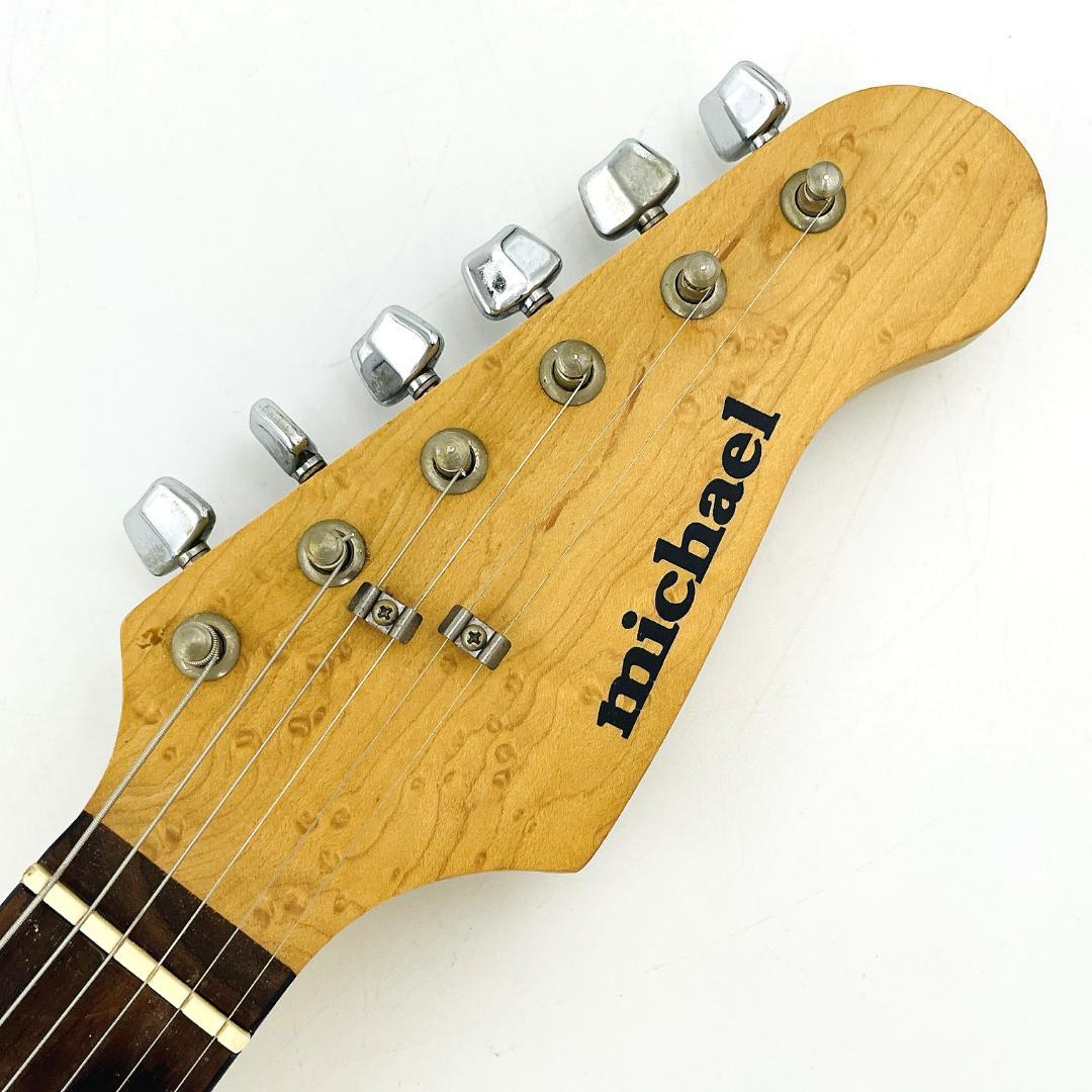 michael アンプ内蔵 ミニエレキギター スピーカー搭載【整備品】