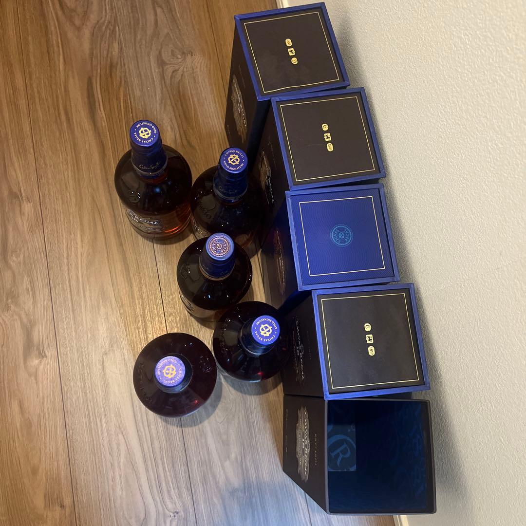 CHIVAS REGAL 18 GOLD SIGNATURE 5本まとめ売り