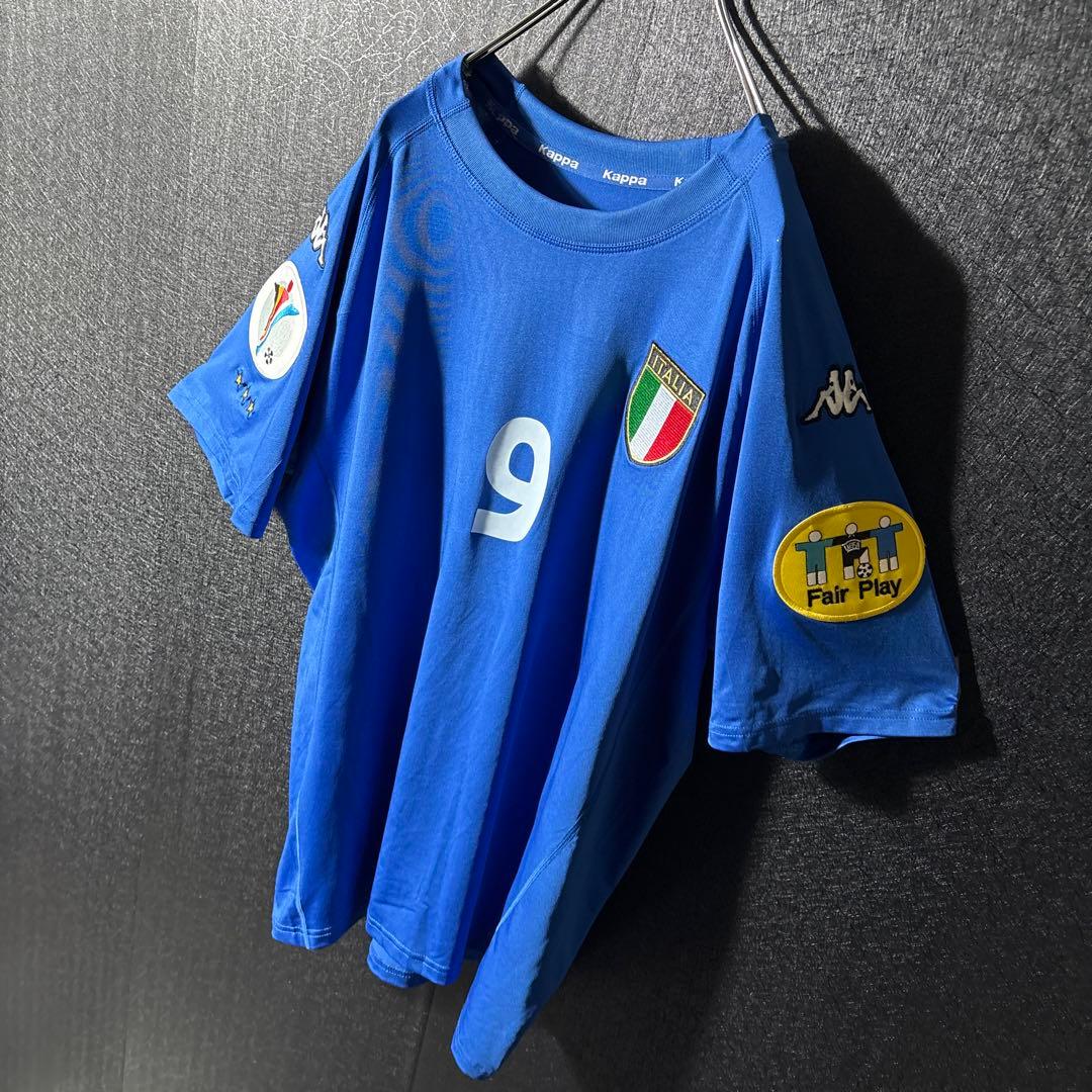 【★F・インザーギ】 カッパ イタリア代表 サッカー ユニフォーム XL 9番