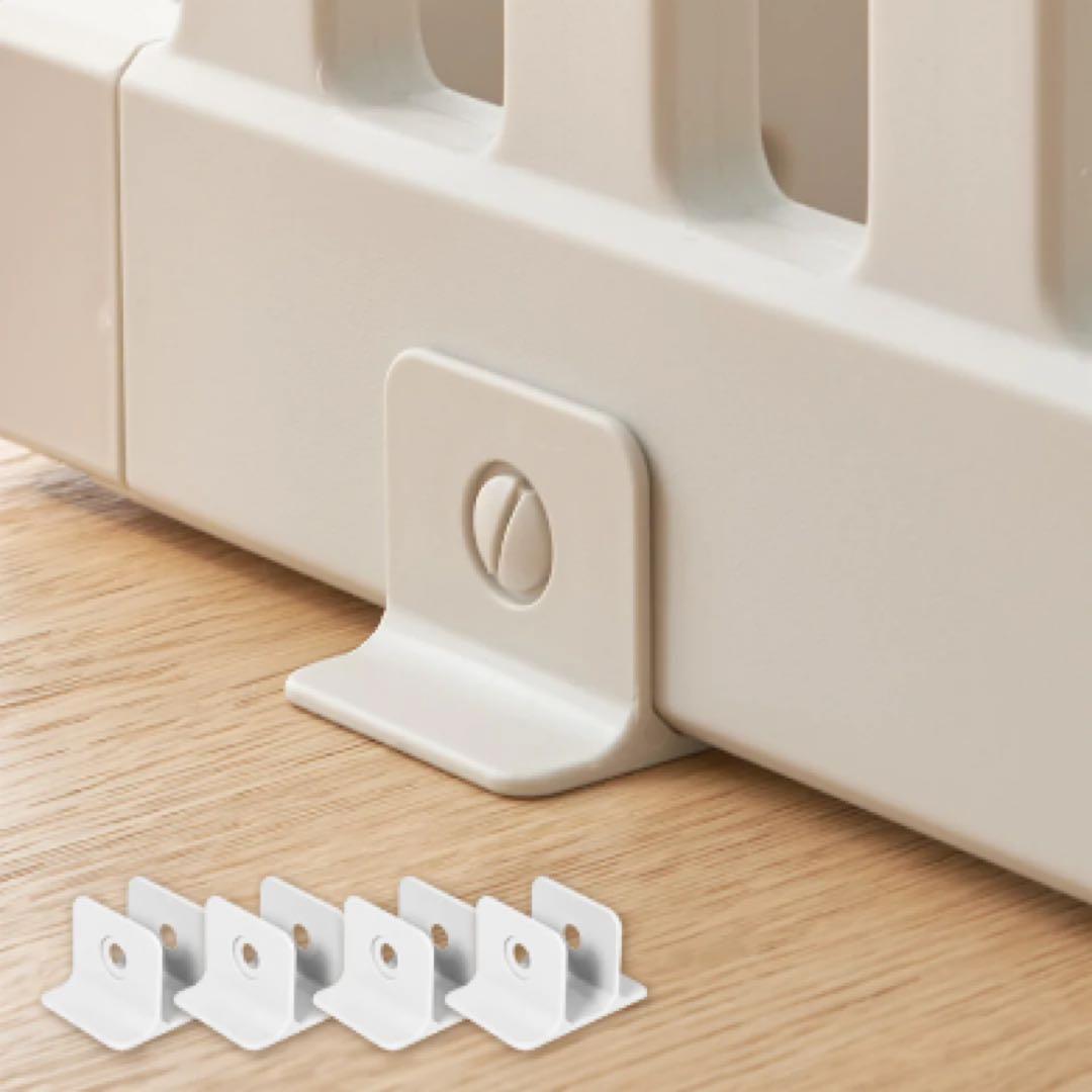 【新品に近い】 おしゃれなペットサークル＋マルチバスケット付き（バーチベージュ）