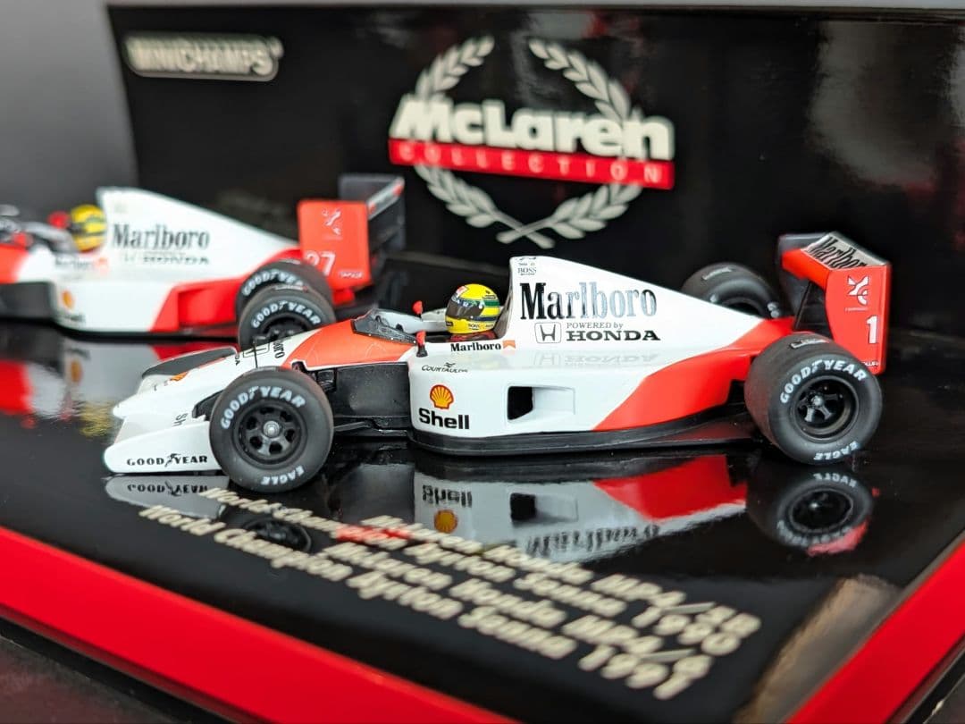 ミニチャンプス 1/43 マクラーレンMP4/5B・MP4/6 マルボロVer.