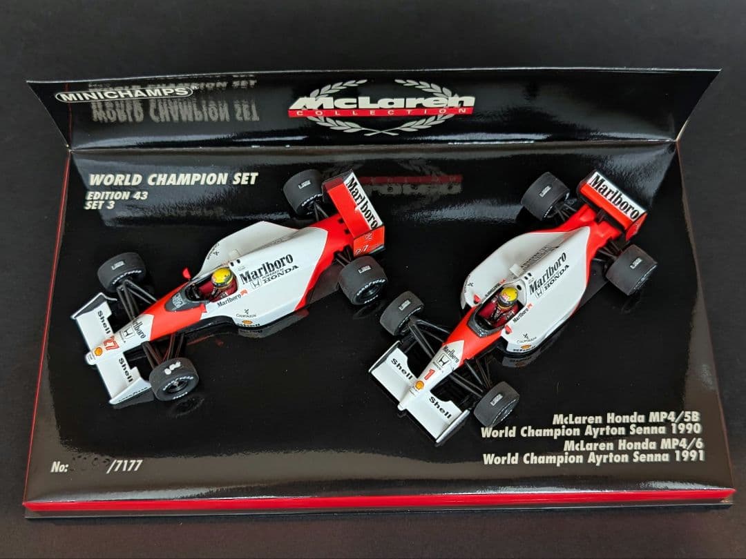 ミニチャンプス 1/43 マクラーレンMP4/5B・MP4/6 マルボロVer.