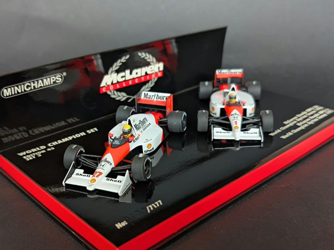 ミニチャンプス 1/43 マクラーレンMP4/5B・MP4/6 マルボロVer.