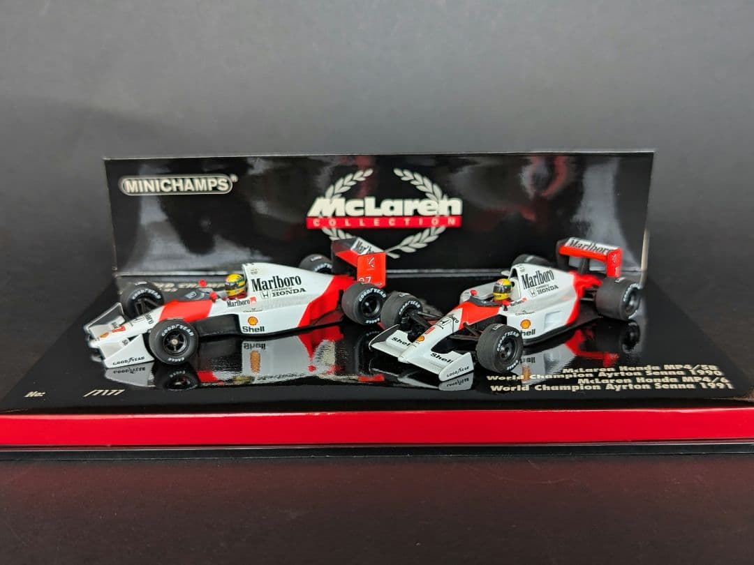 ミニチャンプス 1/43 マクラーレンMP4/5B・MP4/6 マルボロVer.