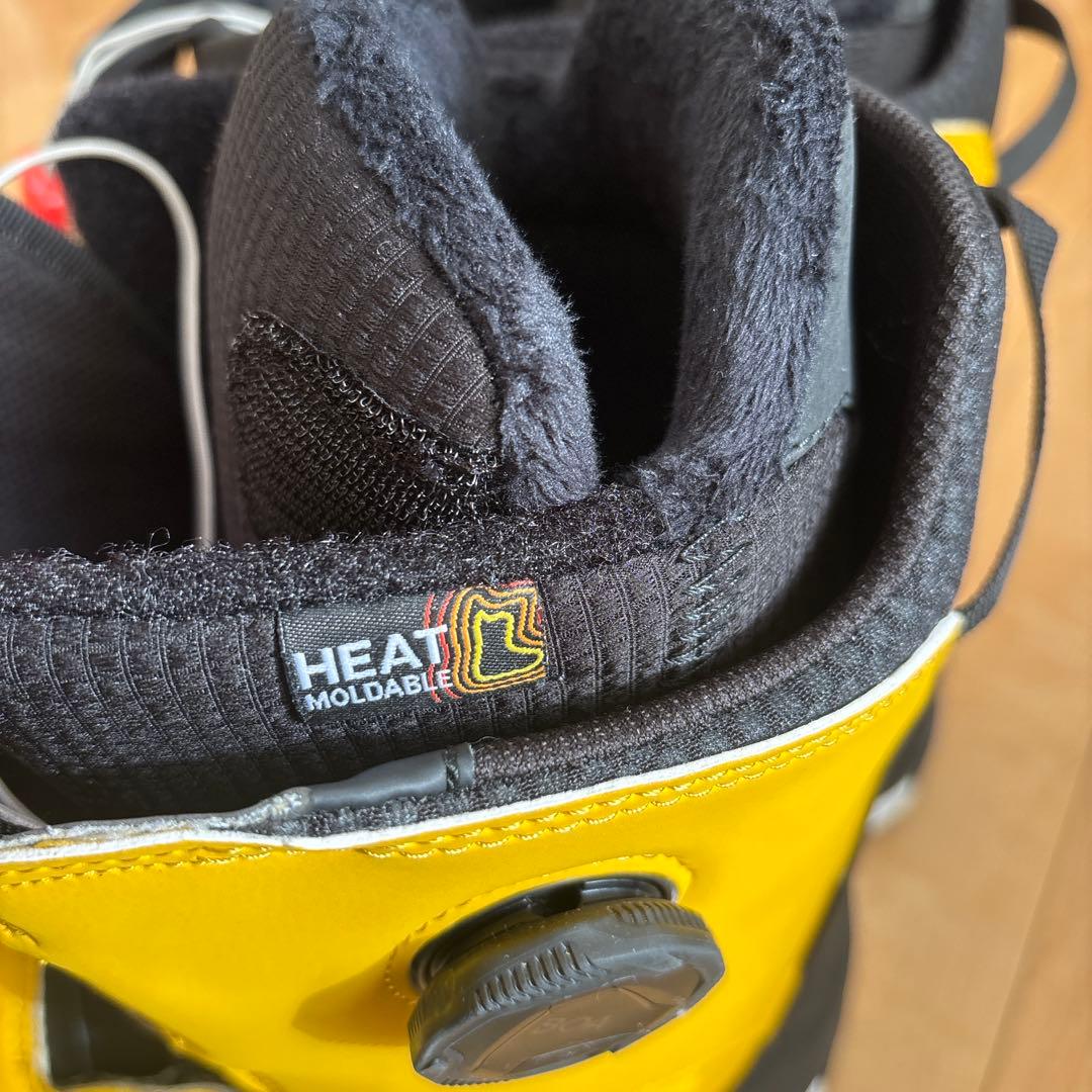 バートン　スノーボードブーツ　ルーラー ボア ワイド ゴールデンロッド