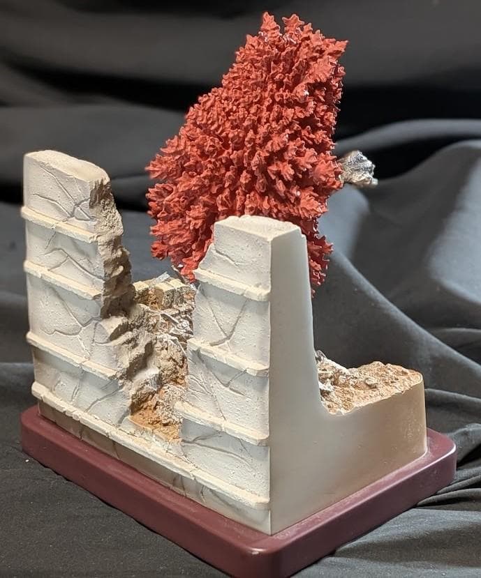 ガラモン「ウルトラＱ」登場怪獣（エクスプラス）ダム台座付ポリストーン フィギュア