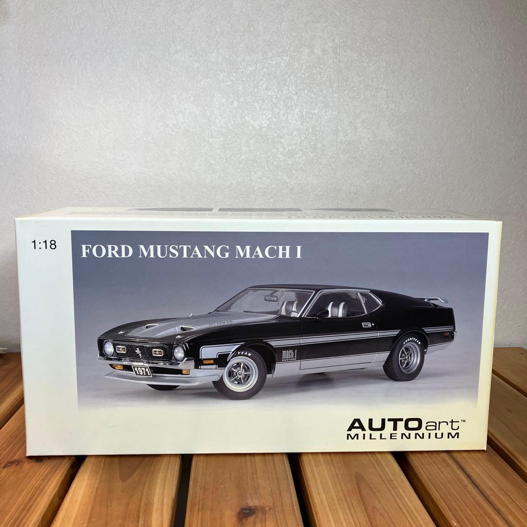 オートアート1/18 FORD MUSTANG MACH I BLACK
