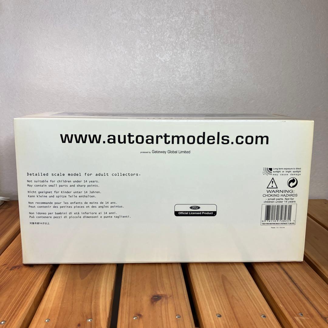 オートアート1/18 FORD MUSTANG MACH I BLACK