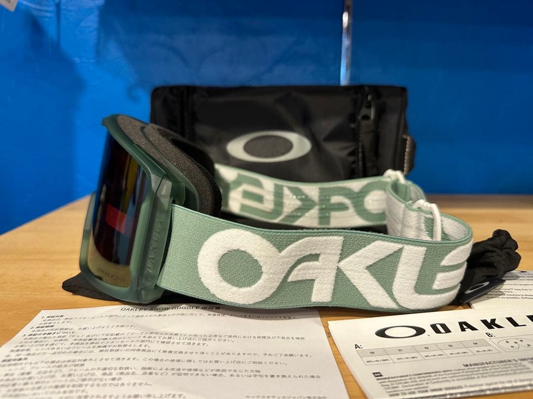 OAKLEY LINE MINER M ゴーグル Prizm Sage Gold