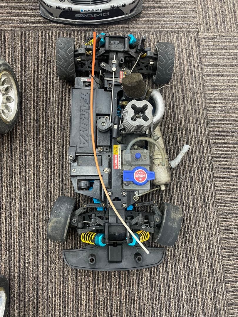 タミヤラジコン エンジン２台ジャンク品　プロポあり