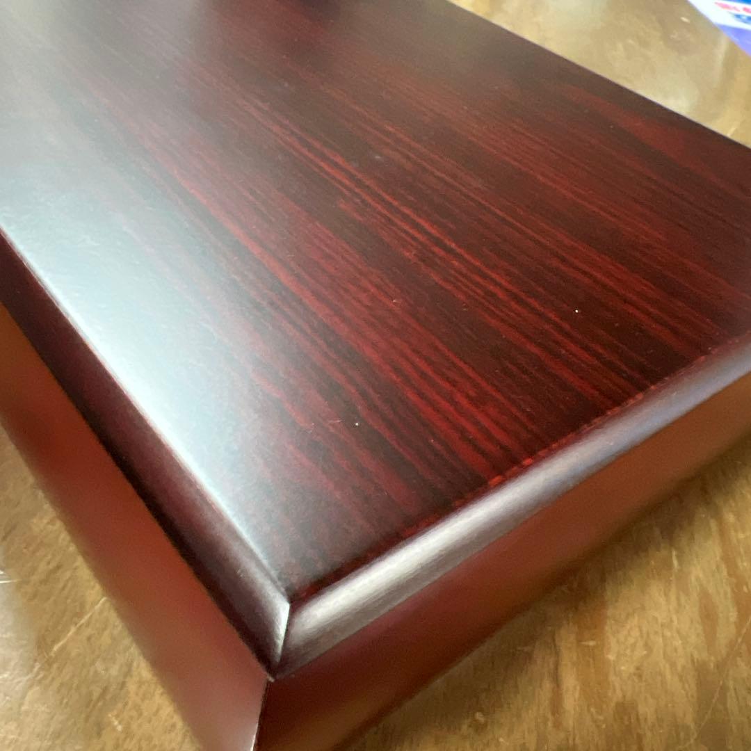 新品【未使用!! 保管品】紫檀 紫丹 シタン 文箱 蓋付き 小物入れ 手紙入れ