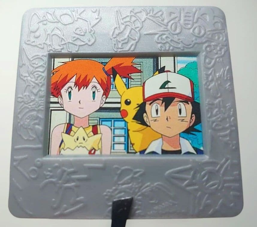 Meiji ポケモン ピクチャーフレーム　サトシ　カスミ　ピカチュウ　トゲピー