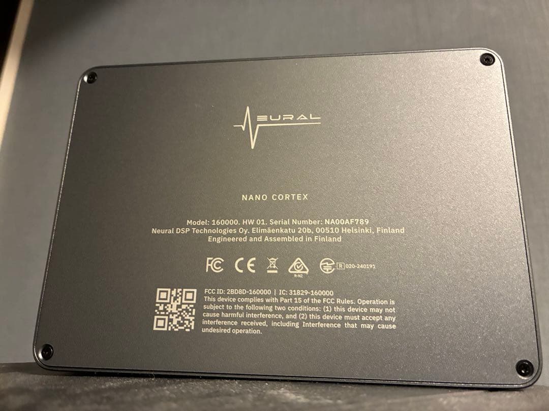 ギター Nano Cortex Neural DSP Quad