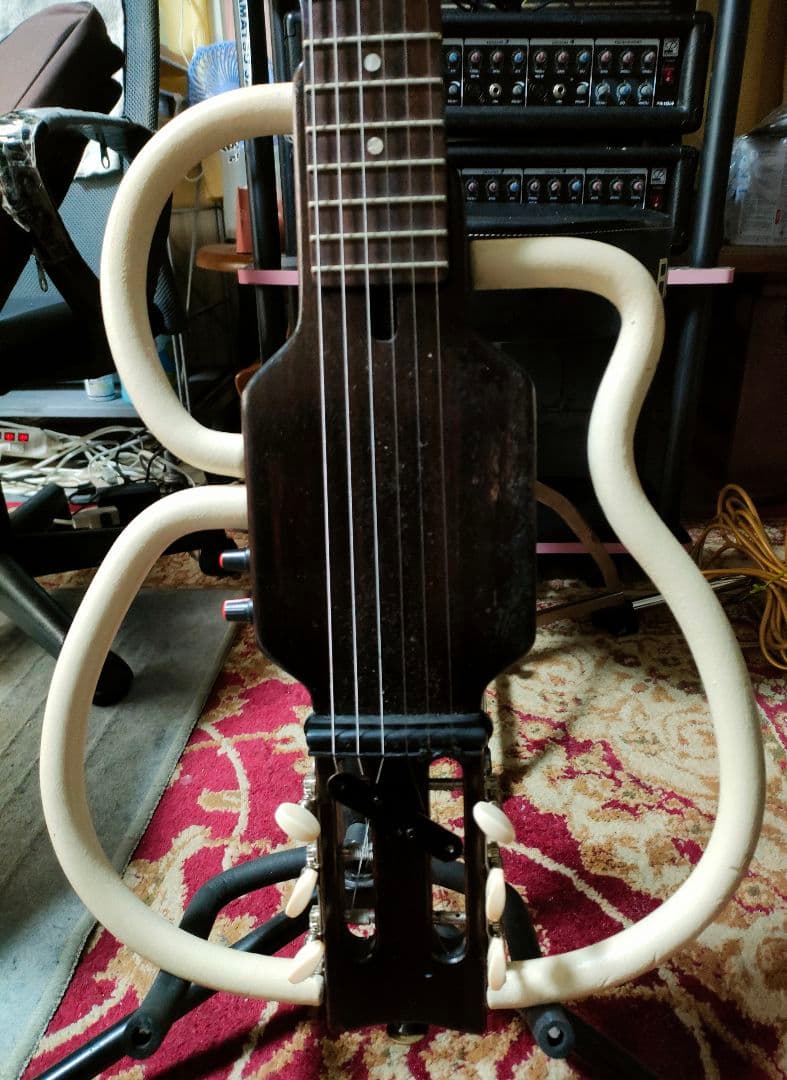 アリア.シンソニード.6弦エレキギター ダークブラウン