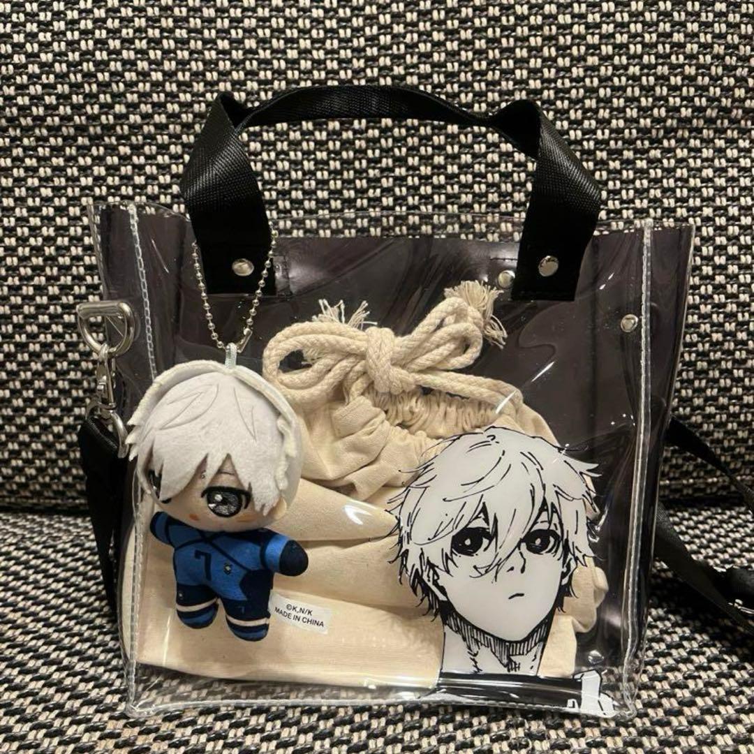 ブルーロック展　クリアバッグ　プリンセスカフェ　当たり付き缶バッジ　凪誠士郎