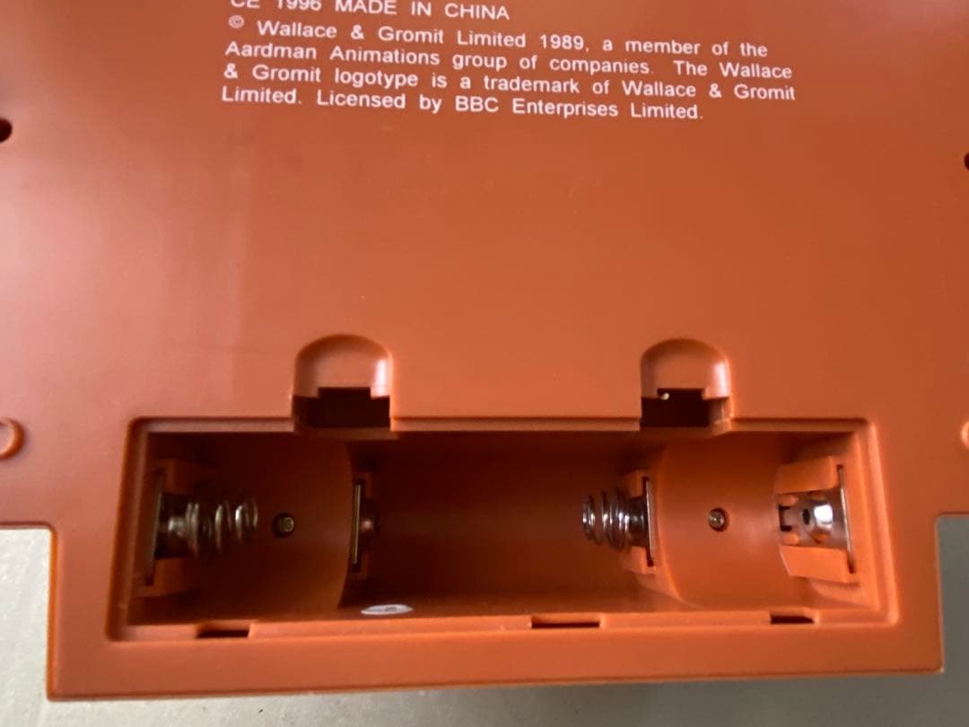 【ウォレスとグルミット】ラジオ付トーキングアラームクロック【英国ビンテージトイ】