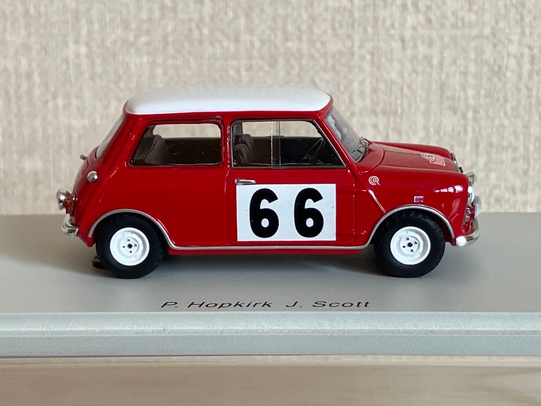 スパーク 1/43 モーリス クーパー #66 モンテカルロラリー 1963