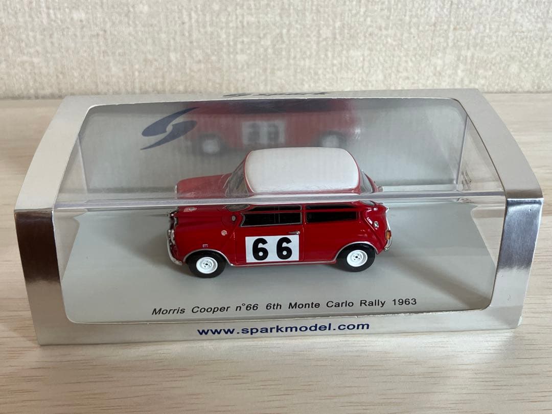 スパーク 1/43 モーリス クーパー #66 モンテカルロラリー 1963