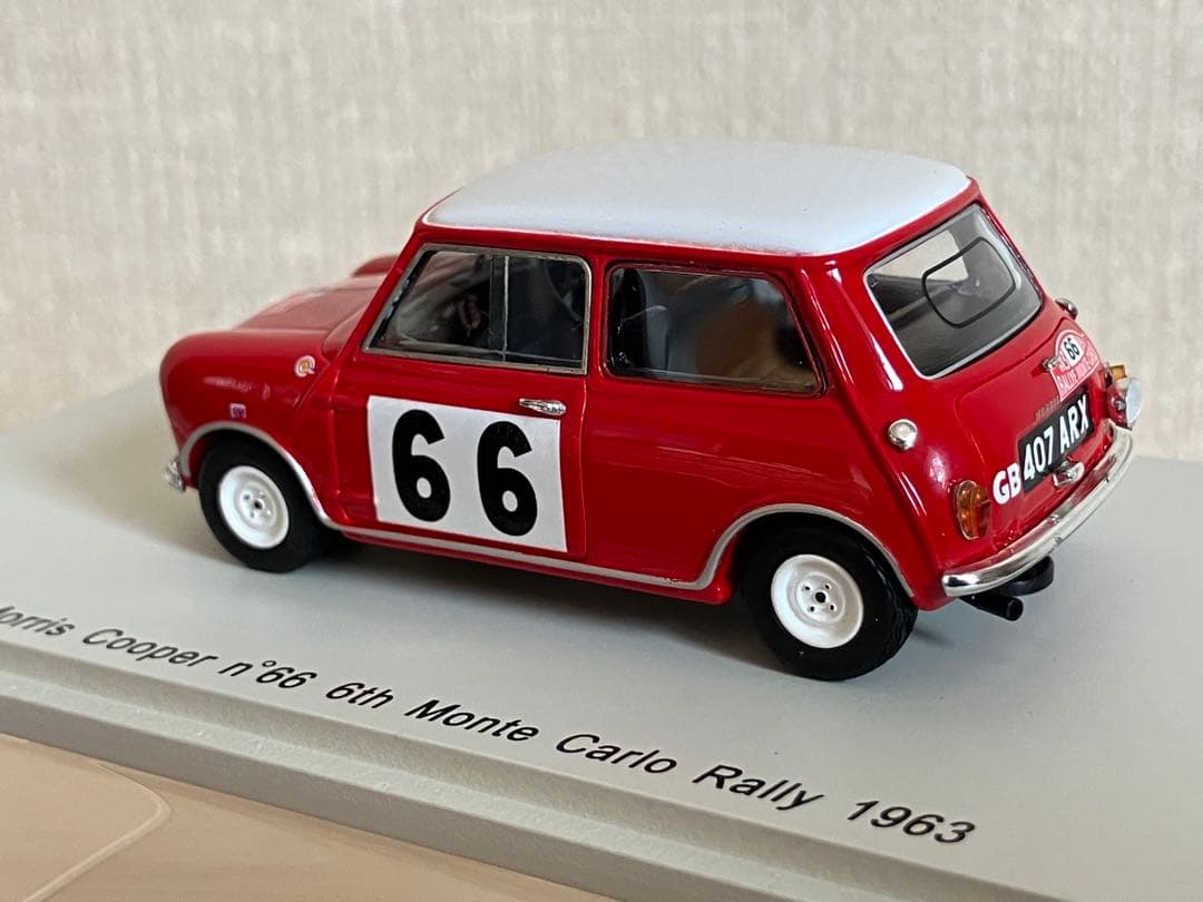 スパーク 1/43 モーリス クーパー #66 モンテカルロラリー 1963