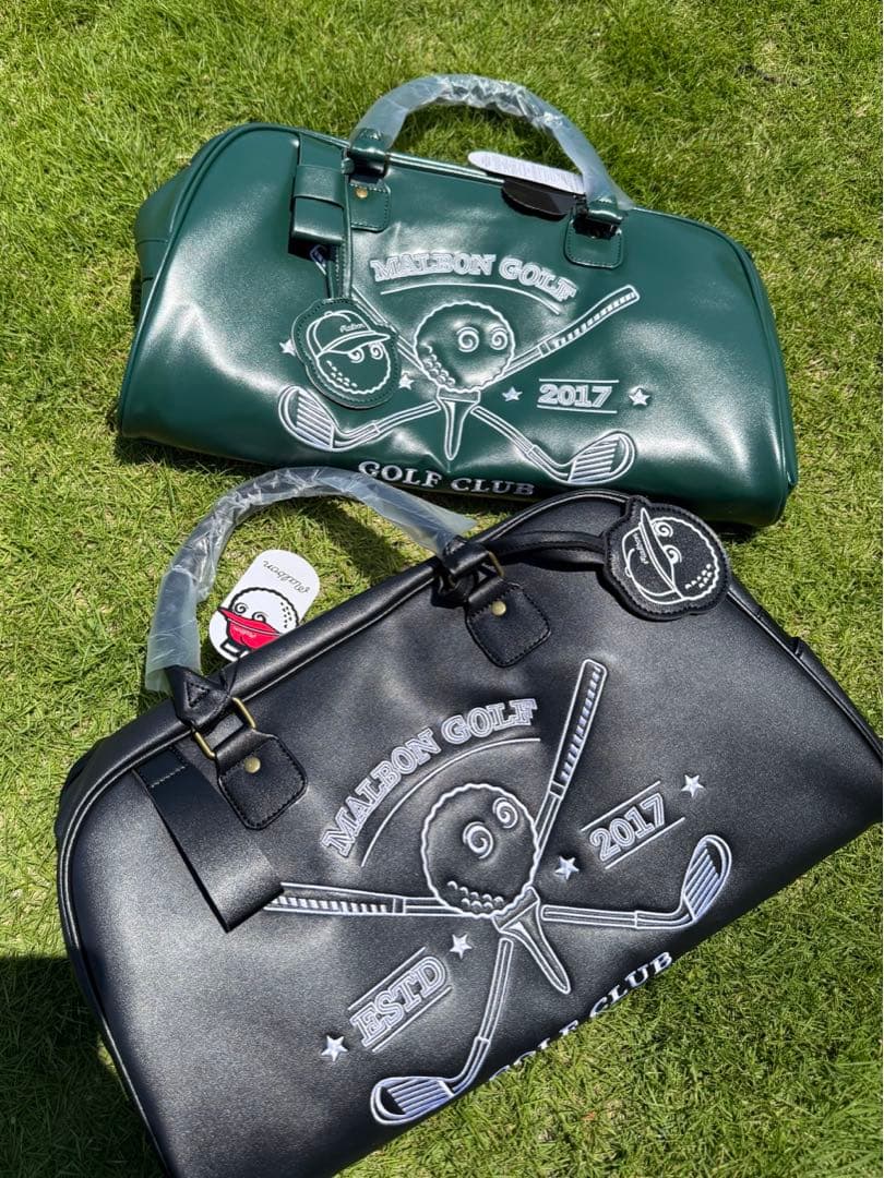 即日発送　ゴルフバッグキャディバッグ マルボンゴルフ ボストンバッグ 緑