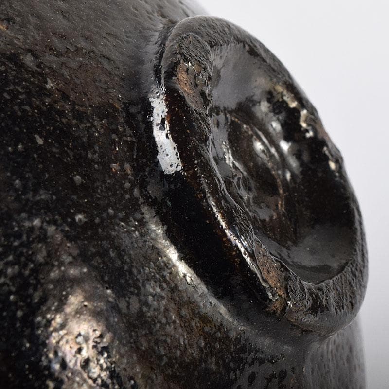 茶道具　黒楽茶碗　時代箱　V　R8626