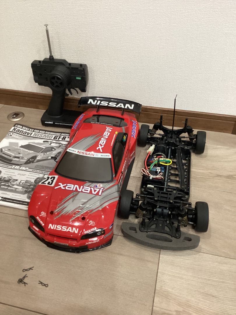 タミヤ　スカイライン　ニスモGT-R R34 TB-02シャーシ 1/10