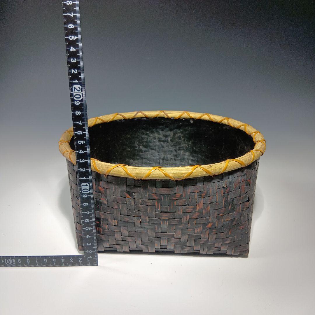 値下げ茶道具　竹製　炭籠　2個おまとめ