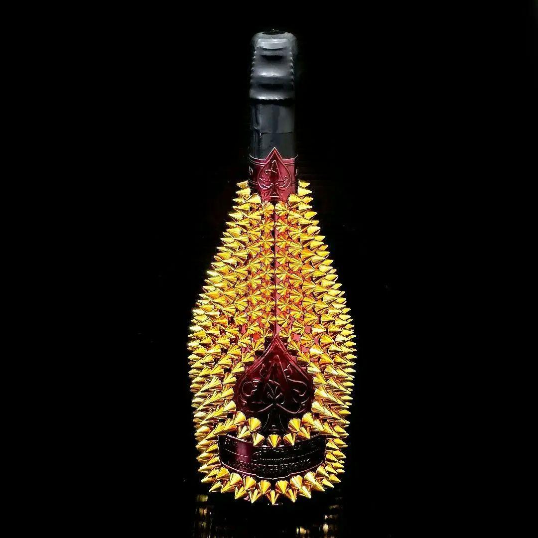 【24時間以内発送】アルマンド レッド ゴールド トゲマンド リシュリンクボトル