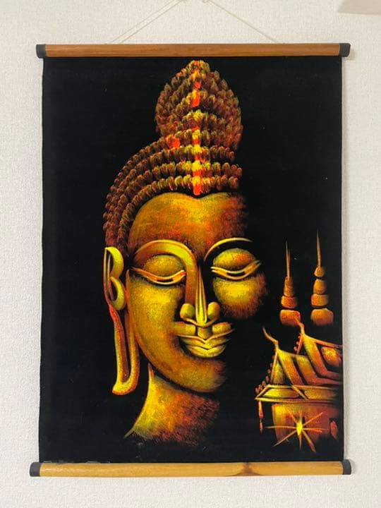 ★掛け軸★タペストリー★タイ★画家直筆★現地購入★