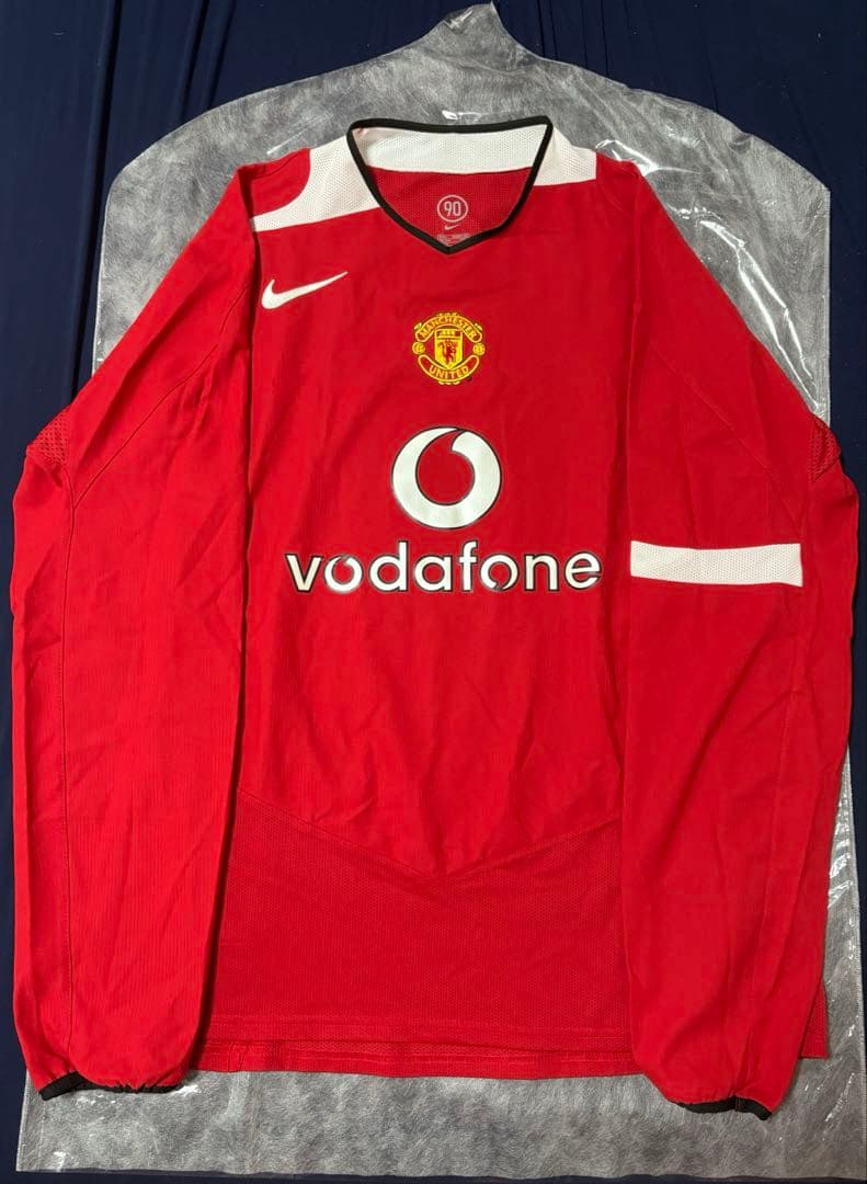 【未使用】マンチェスターU 04-05 ホーム 長袖 ギグス トータル90