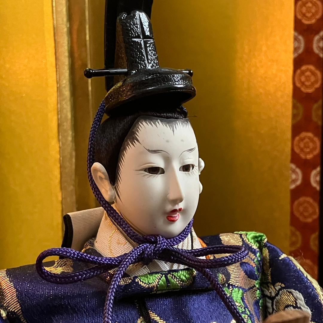 【昭和レトロ】雛人形 親王飾り・屏風・灯篭セット
