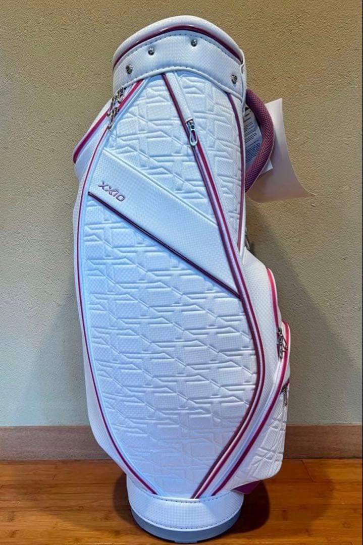 XXIO ゴルフバッグ ホワイト/ピンク　ゼクシオ