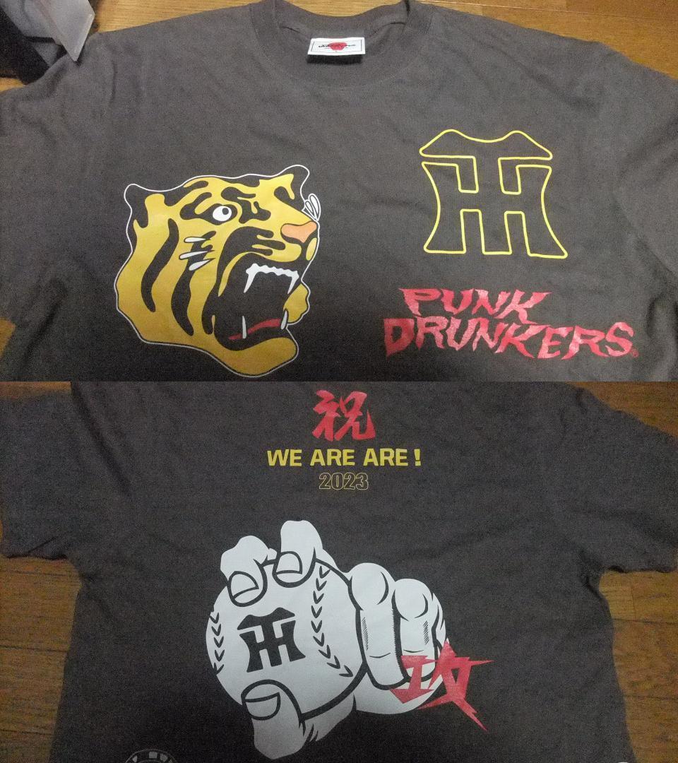 punkdrunkers XXL 阪神タイガース 未使用 Tシャツ 記念 優勝