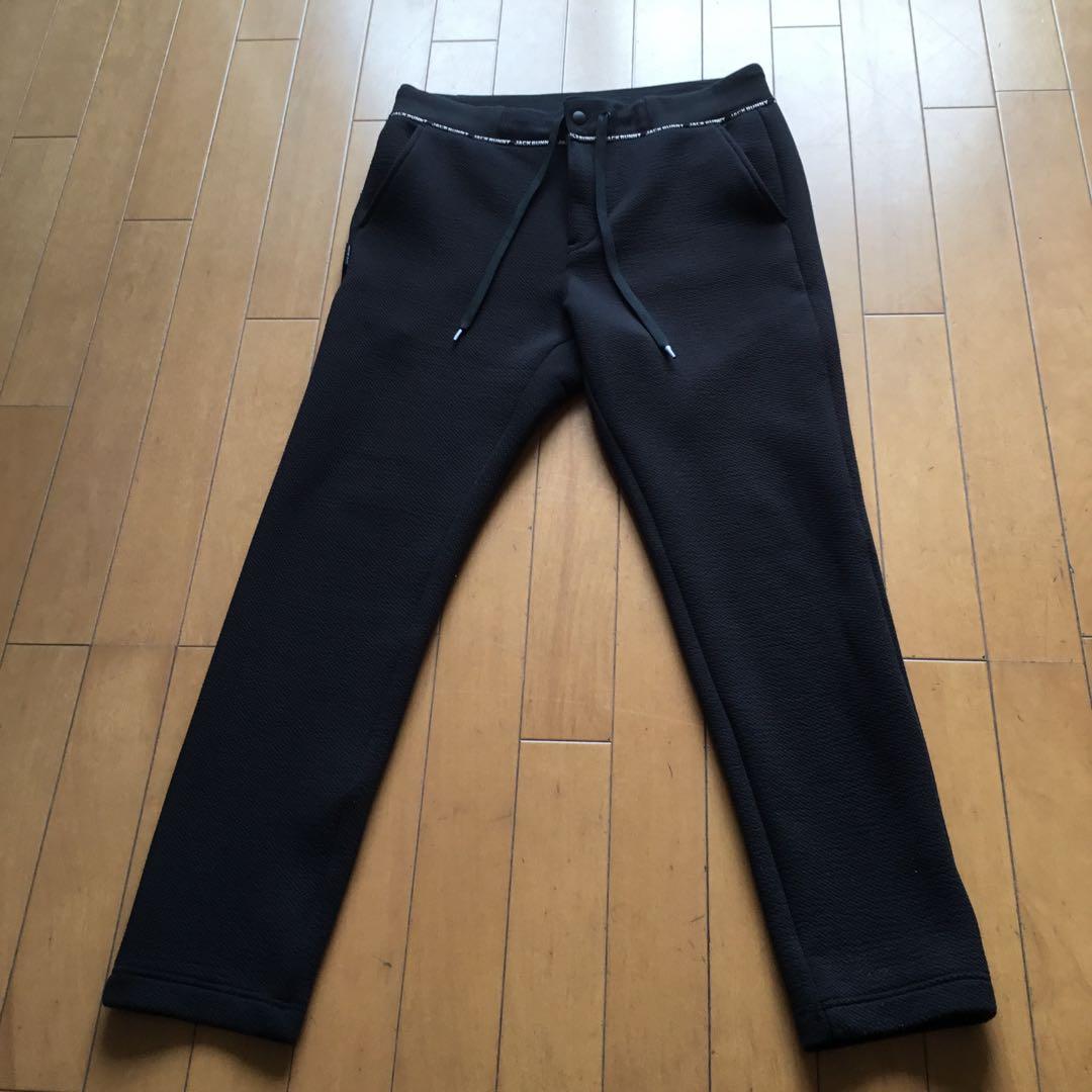 JACK BUNNY ブラック ジョガーパンツ