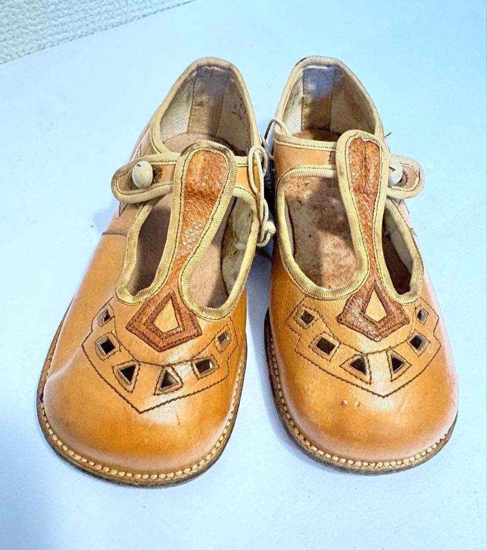 アンティークベビーブーツ二足 1930s Antique Baby Boots