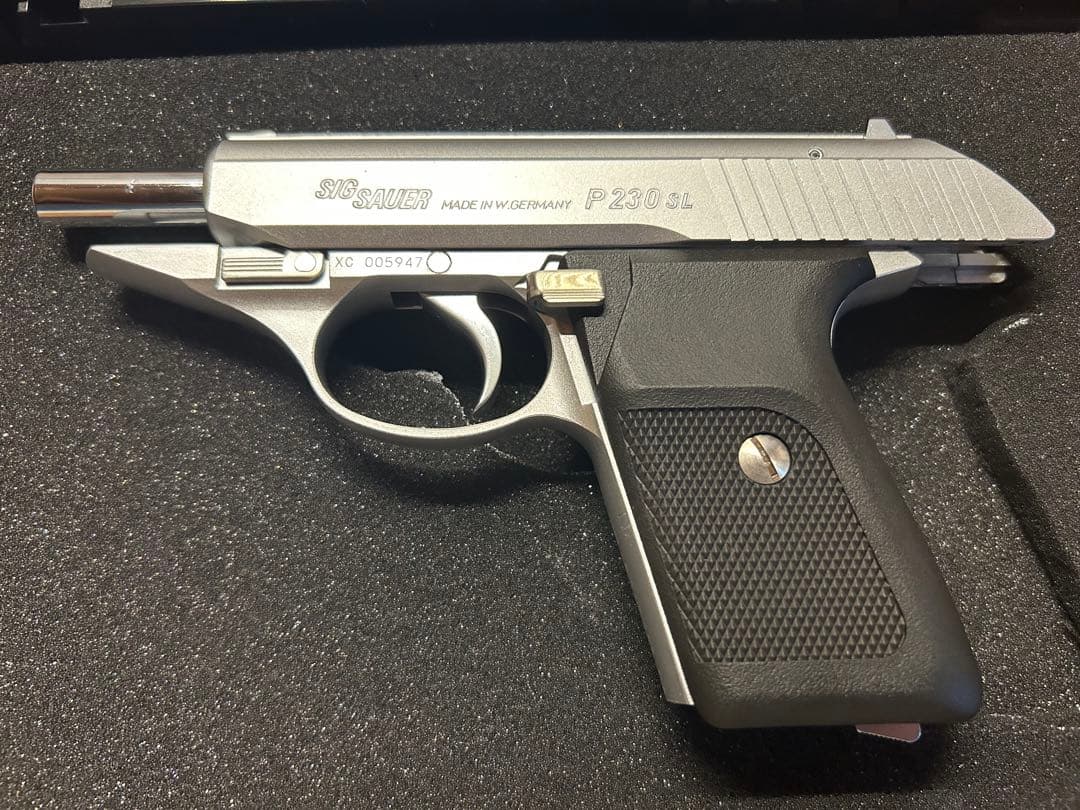 KSC P230ガスガン シルバーHW(ガンケース/ロングアウターバレル付)