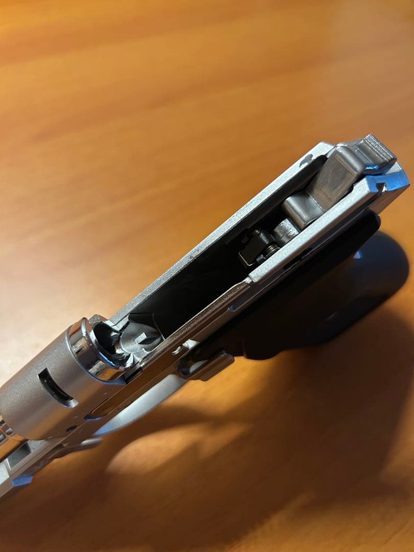 KSC P230ガスガン シルバーHW(ガンケース/ロングアウターバレル付)