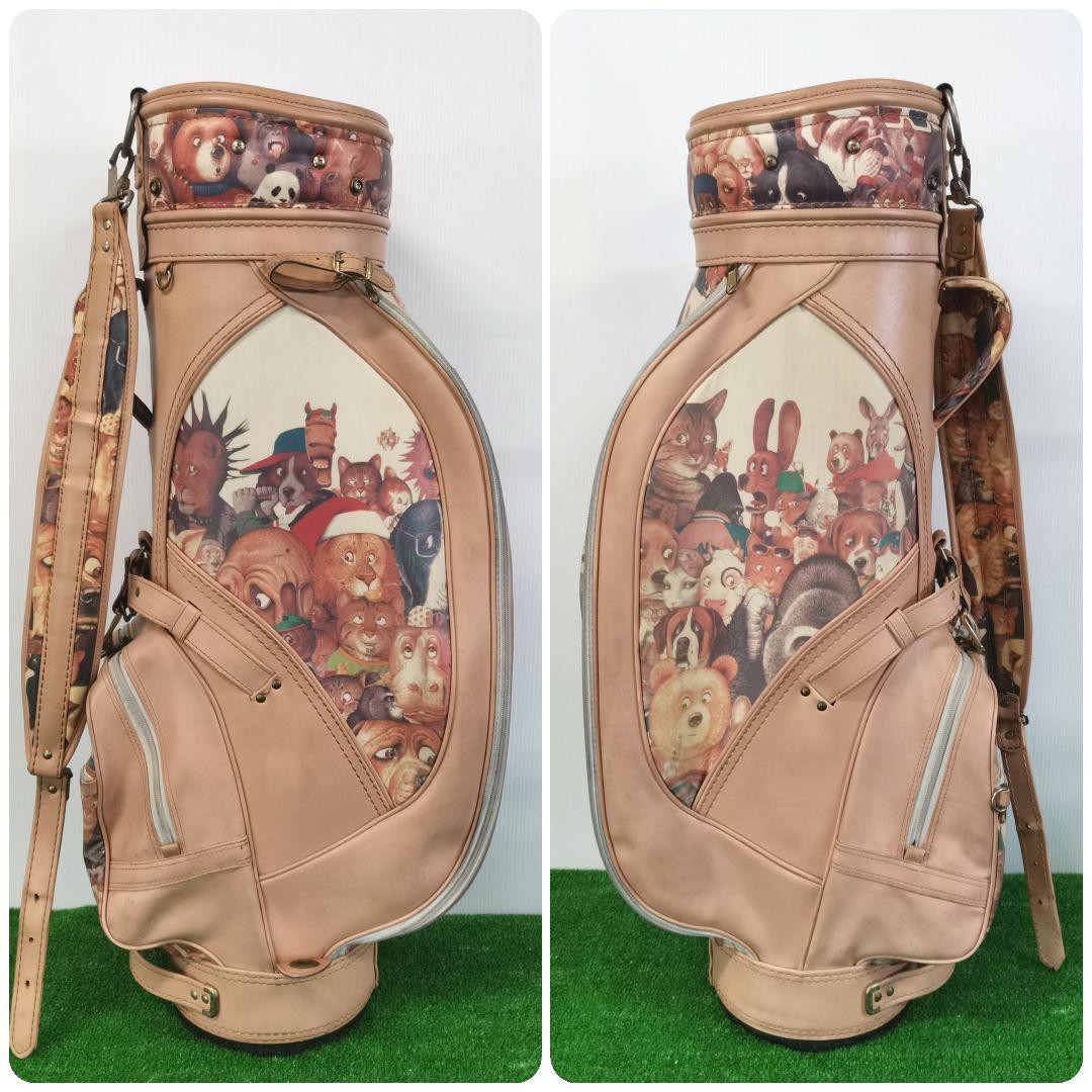 KUNIO COLLECTION☆キャディバッグ☆ゴルフバッグ☆アニマル柄