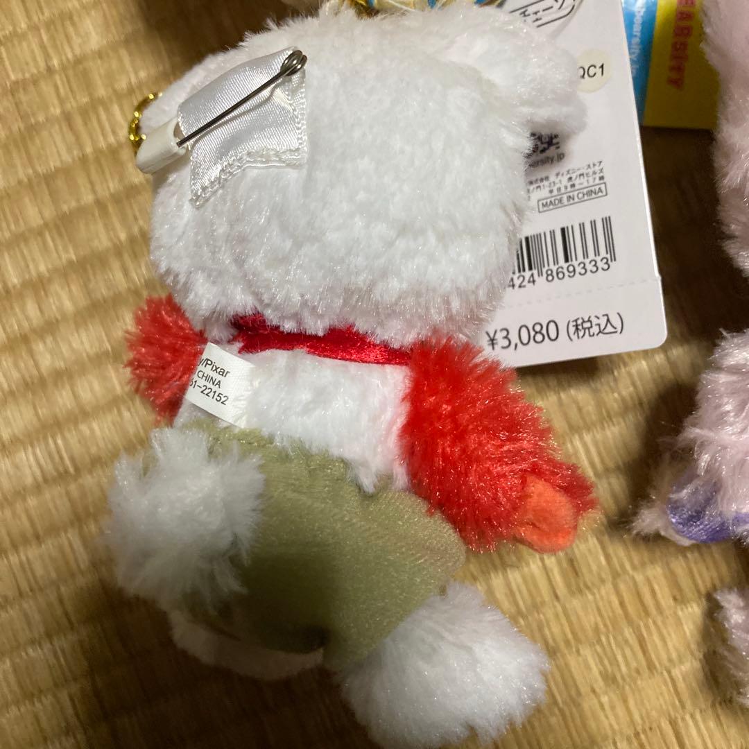 ディズニー　ユニベアシティ　ぬいぐるみ　キーホルダー