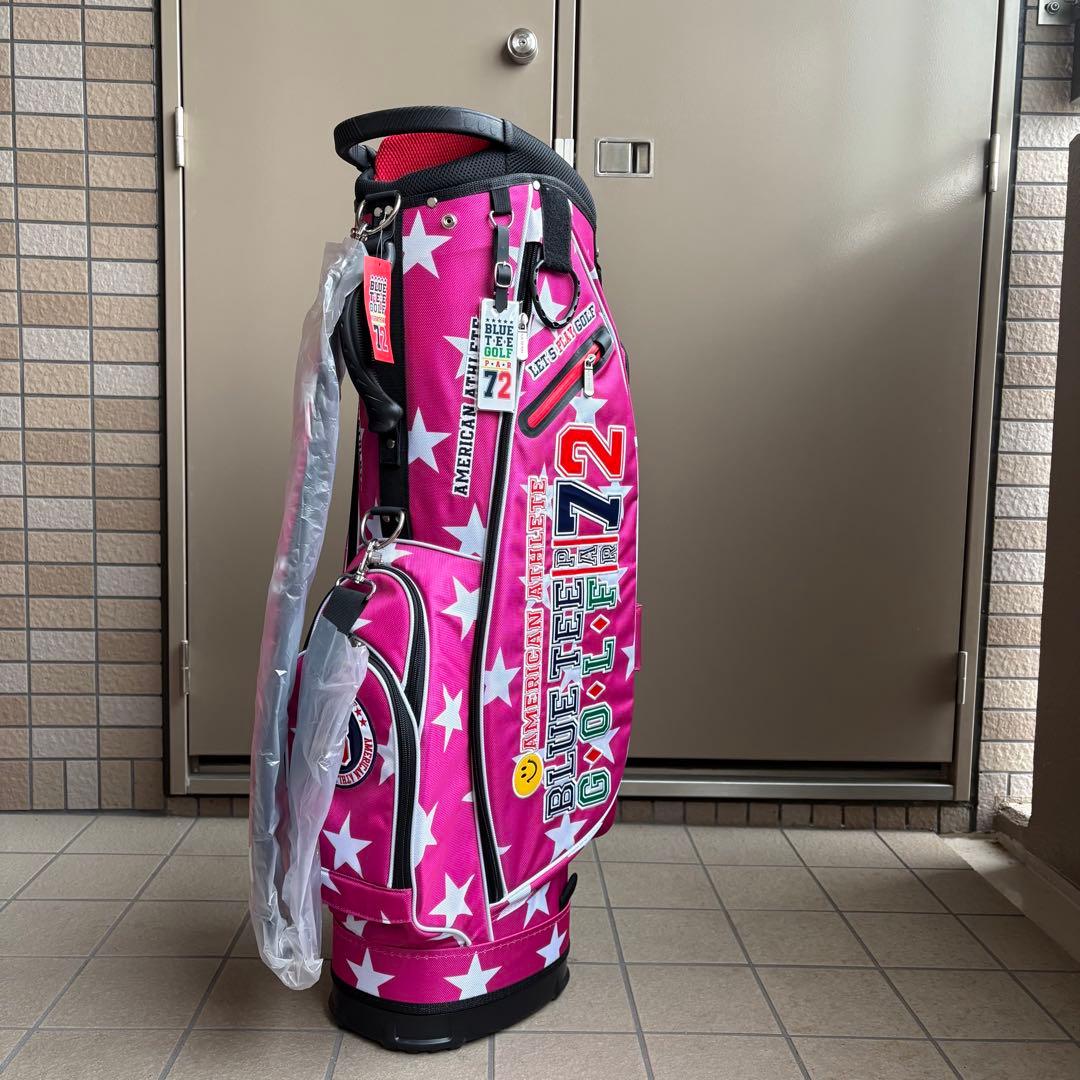 新品タグ付き‼️ブルーティーゴルフ　軽量キャディバッグ 女性　9型　キャディバック