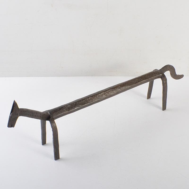 モダンアート　オブジェ　古鉄製　馬　置物　C　R7419