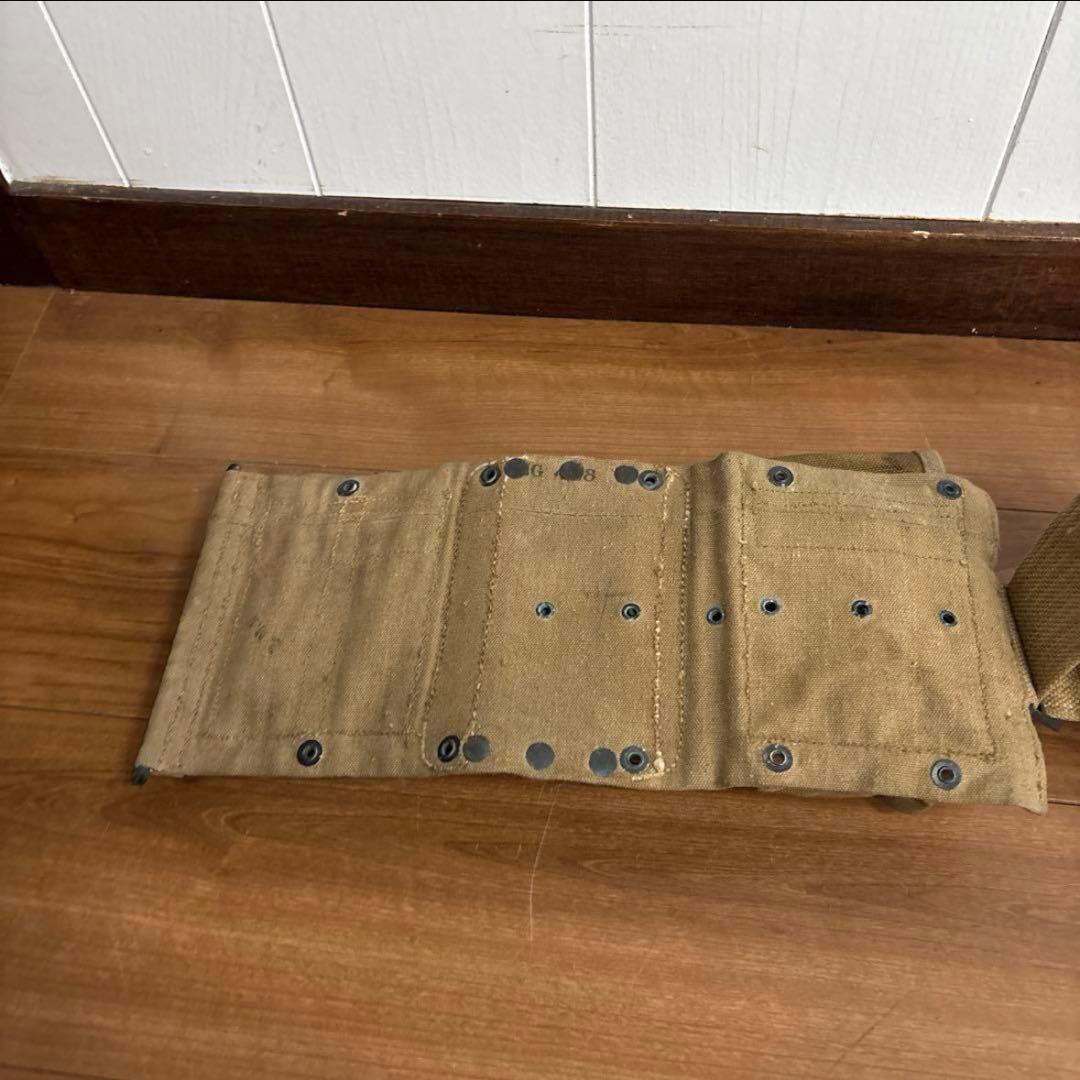 米軍　実物　WW1 WW2 M1918 BARガンナーベルト 送料無料