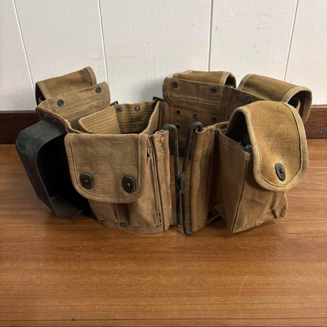 米軍　実物　WW1 WW2 M1918 BARガンナーベルト 送料無料