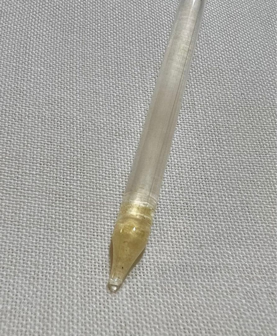 アンティーク　時代物ウラン和ガラス　かんざし　簪　和装小物　瓢箪碍子　江戸ガラス