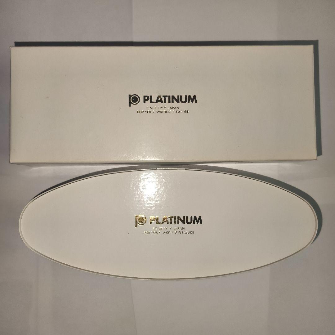 PLATINUM #3776センチュリー ニースロゼ 細字 箱&付属品有り